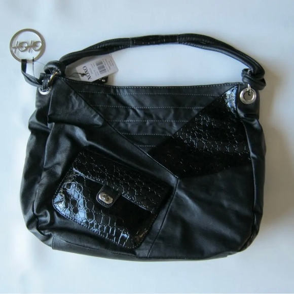 XOXO Handbags - XOXO # XH50169 Intrigue Satchel Women Handbag Black -  like New